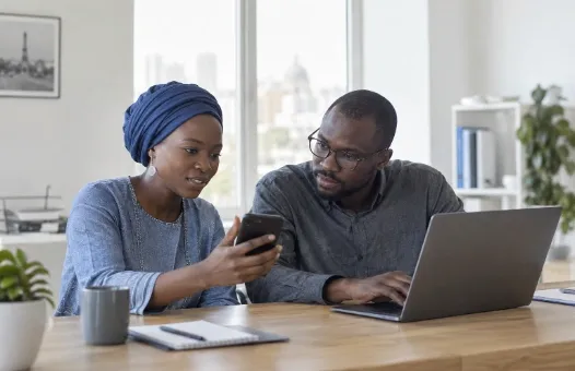 Mobile design interview with client